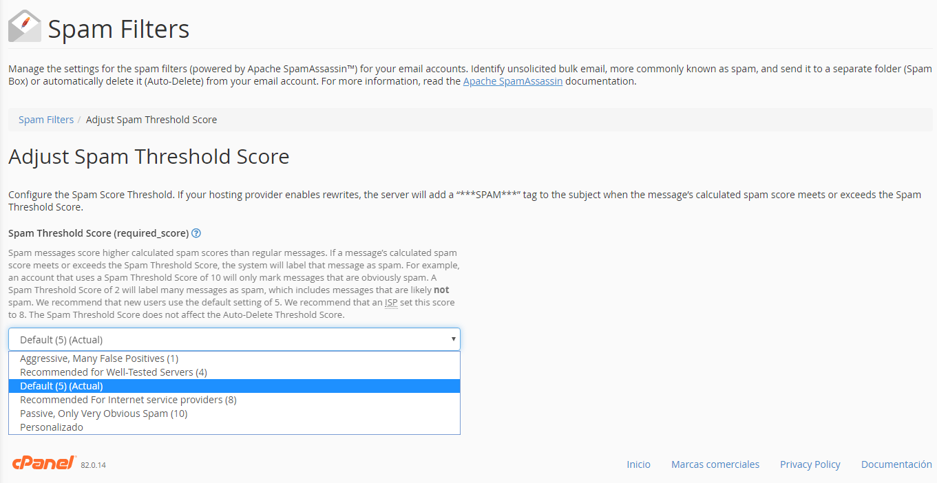 Activacion De Spamassassin Ayuda Powerhost